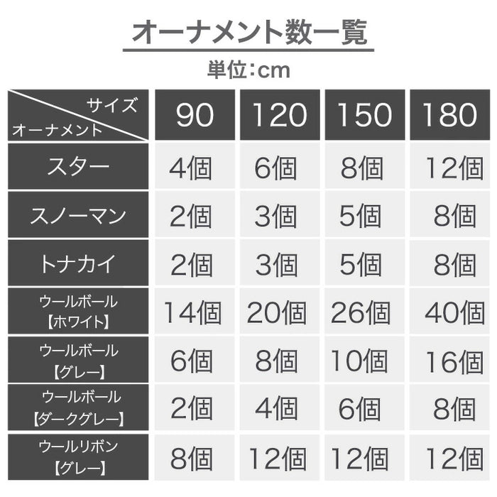 オーナメント＆ライト付 クリスマスツリー 150cm LED 雪化粧 クリスマス ツリー ツリーセット おしゃれ 冬 プレゼント用〔16900020〕