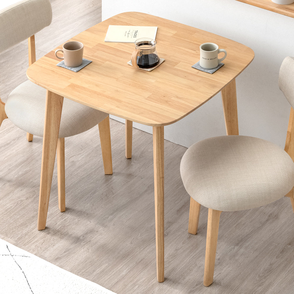 75×75] ダイニングテーブル単品 正方形 木製 高さ72cm 食卓