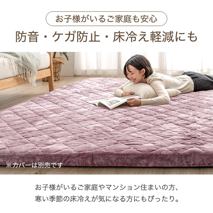 【商品番号：65010007・80100127のカバーリングラグ専用】交換用 ウレタン中芯単品  Lサイズ 極厚60mmカバーリングラグ専用〔65010027〕