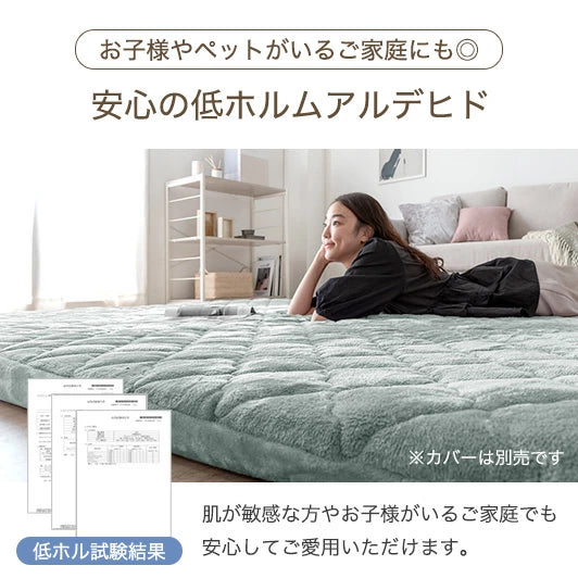 【商品番号：65010005・80100125のカバーリングラグ専用】交換用 ウレタン中芯単品 Sサイズ 極厚60mmカバーリングラグ専用〔65010025〕