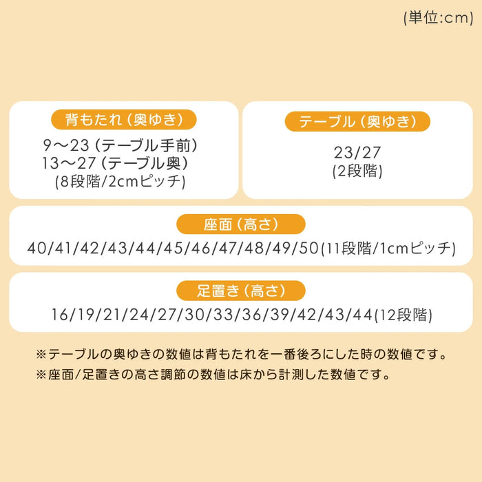 着脱式テーブル ベビーチェア 天然木 高さ調整 5点ベルト 立ち上がり防止 足置き付 子供椅子〔65100003a〕