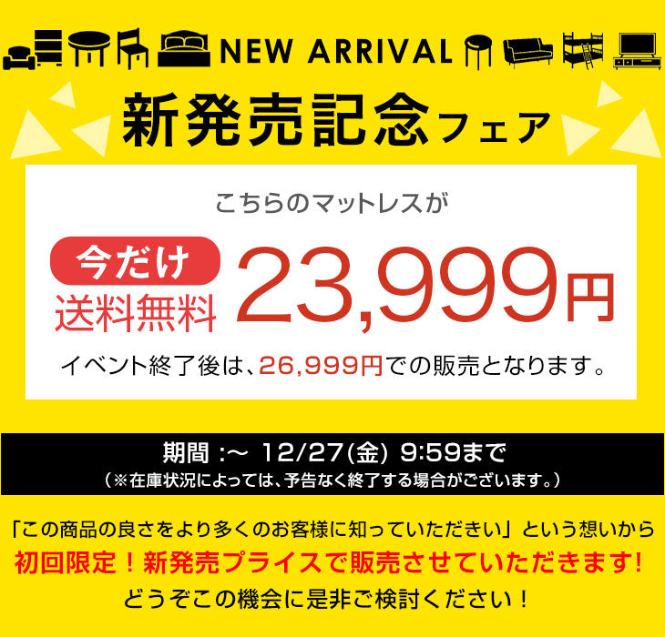 【新発売記念フェア】［ダブル］【3層×3ゾーン】プレミアム 純高反発マットレス 高弾性  3つ折り 10cm厚 3層構造 洗えるカバー 敷布団〔43300223〕