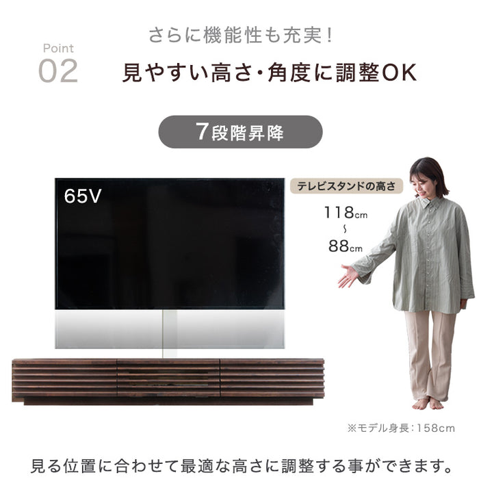 32〜65インチ対応] “置かない”テレビ台 壁寄せテレビスタンド 日本製 
