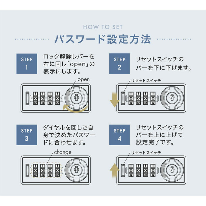 ダイヤル錠 デスクワゴン 3段 キャスター付き 完成品 鍵付き 収納 A4ファイル オールロック 大容量  引き出し スリム ペントレー スチール オフィス おしゃれ〔77400012〕