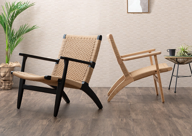 ラウンジチェア 単品 肘付き 天然木 完成品 チェア 椅子 木製 アッシュ 