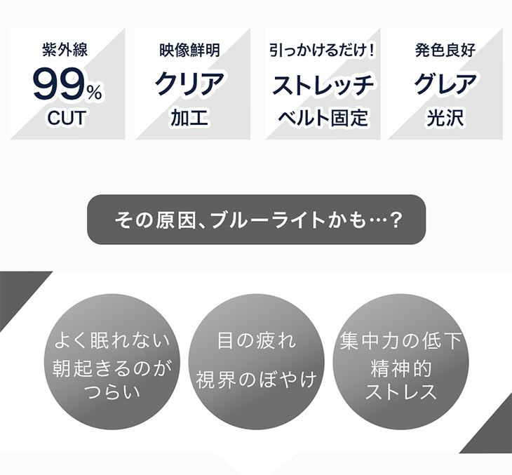 【新発売記念フェア】テレビ保護パネル カット率55.5％ 3mm厚 55インチ ブルーライトカット ブルーライト 液晶テレビ〔84300053〕