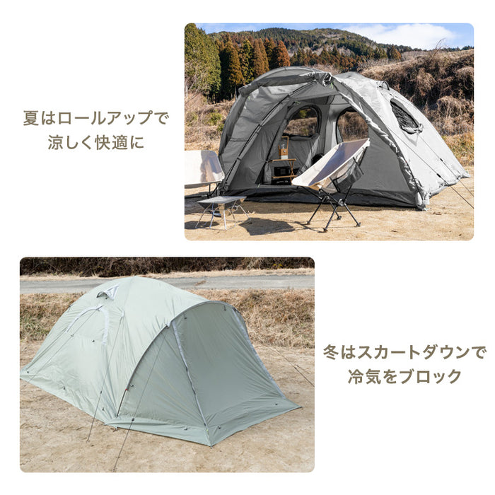 ENDLESS-BASE テント 4-5人用 幅275 キャピノー UVカット