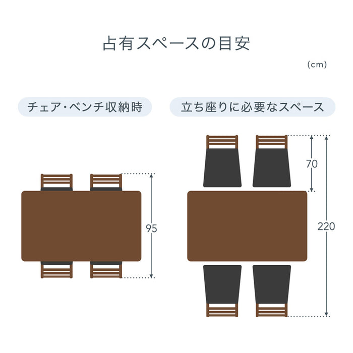 ［幅135］ダイニングテーブルセット 5点 135×80 引き出し 付き 4人掛け チェア ダイニングテーブル【超大型商品】〔68250035〕