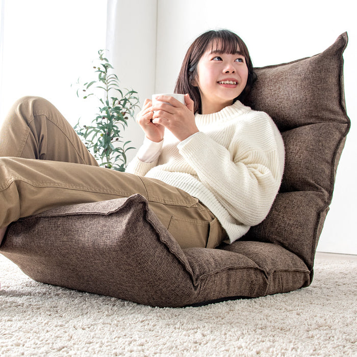 超安い アップタイプ/布地 座椅子☆日本製リクライニング座椅子 