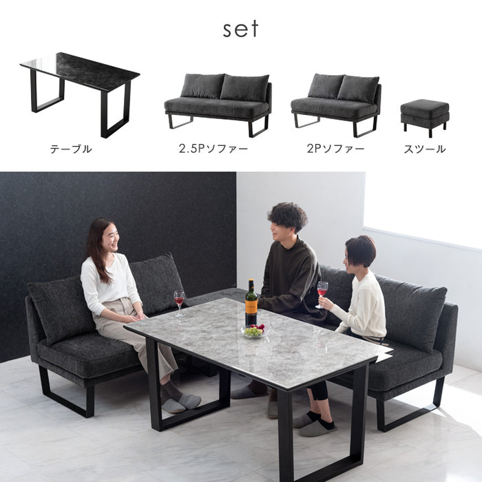 アーバンモダンデザイン　ダイニングテーブルセット　チェア　椅子　４人分解してお渡しします