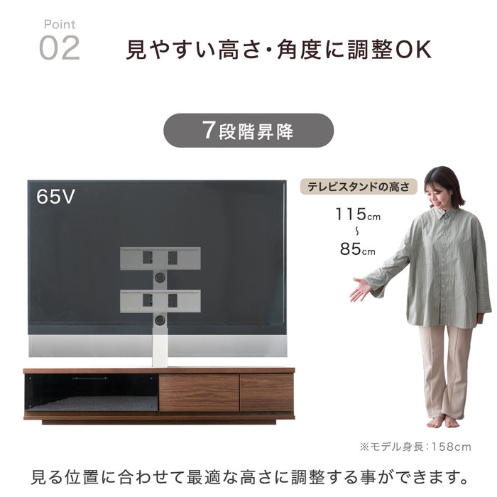 32〜65インチ対応] “置かない”テレビ台 壁寄せテレビスタンド 日本製 