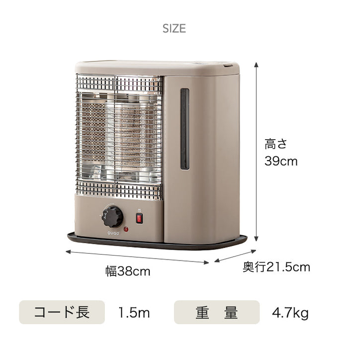 利用歴3年 電気ストーブ - 空調