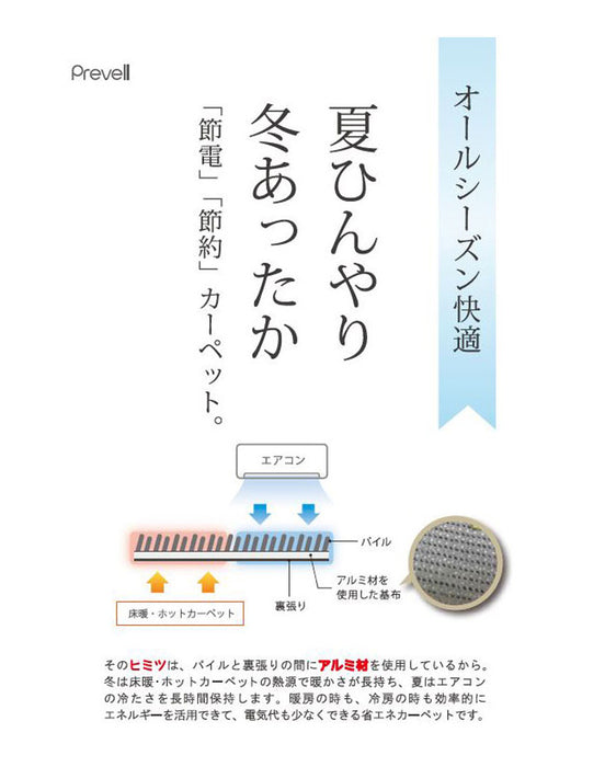 [200×200] 高級感あるモダンラグ 正方形 オールシーズン ホットカーペット対応 〔59900058〕